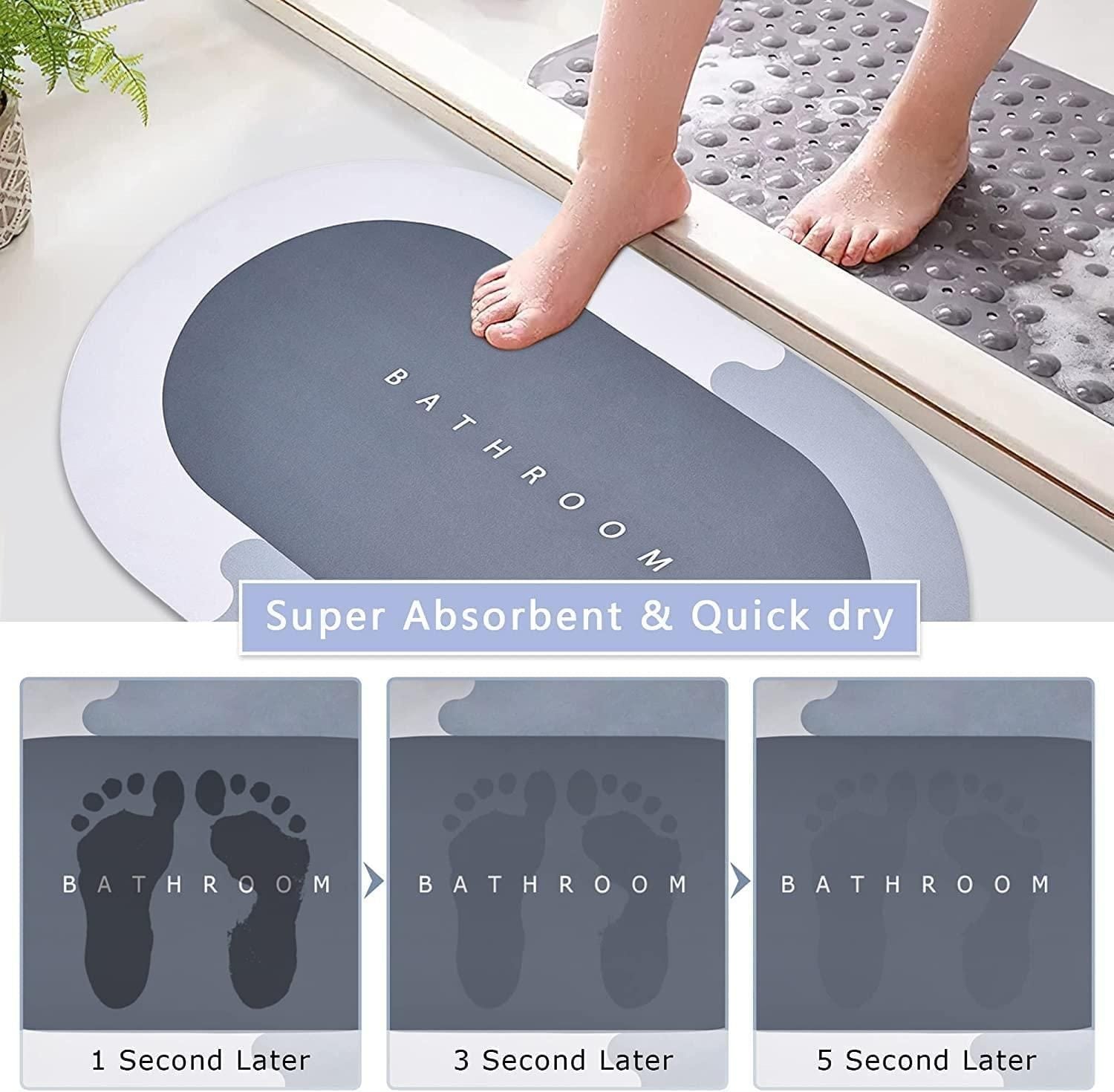 Super Absorbent Bath Floor Mat - high-quality product