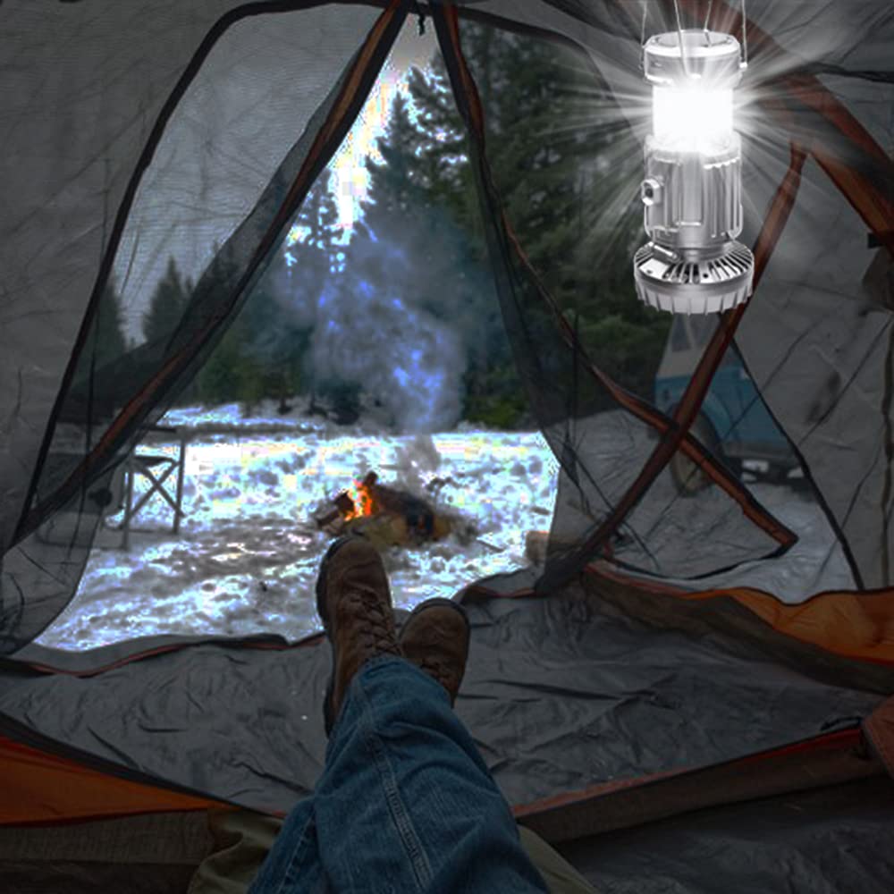 Solar Lamp With Fan And Charger - high-quality product