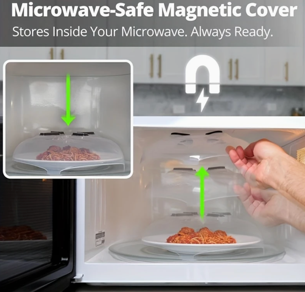 Magnetic microwave Shield Steam Vents - product feature