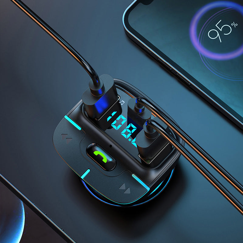 Bluetooth Modulator Car Charger Hands-Free Calling - product feature